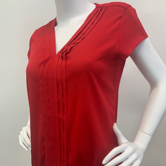 Tommy Hilfiger red dressy top - Picture 1 of 7